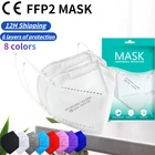 Маска ffp2 для взрослых mascarillas fpp2, маска fpp2, одобренная респираторная маска, черная ffp2mask fpp2, многоразовая маска для лица kn95 ffpp2, маска