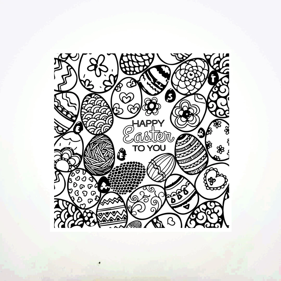 14x14CM Happy Easter eggs day Transparent Seal Clear Stamps Silicone Roller DIY Scrapbook Album / Card Production | Дом и сад