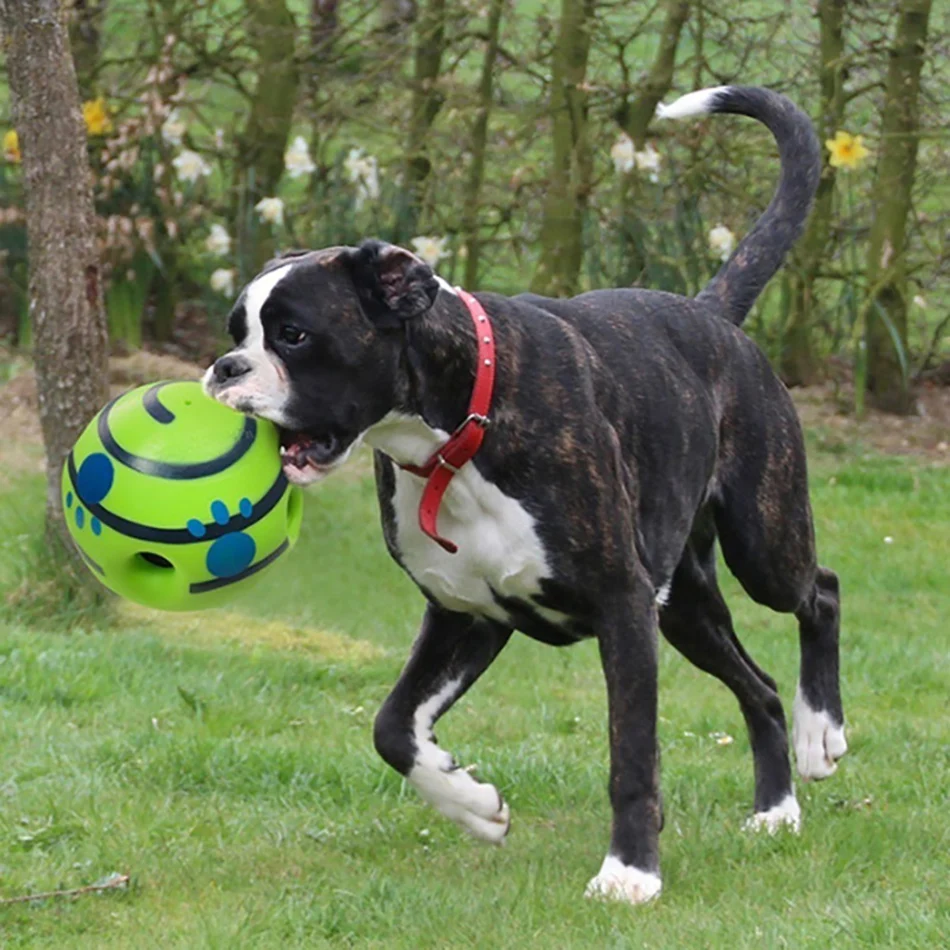 

Dog Chewing Toy Indestructible Dog Ball Squeak Interative Toy For Large Small Dog Play Game Train Pet Dog Toy Bite Resistant