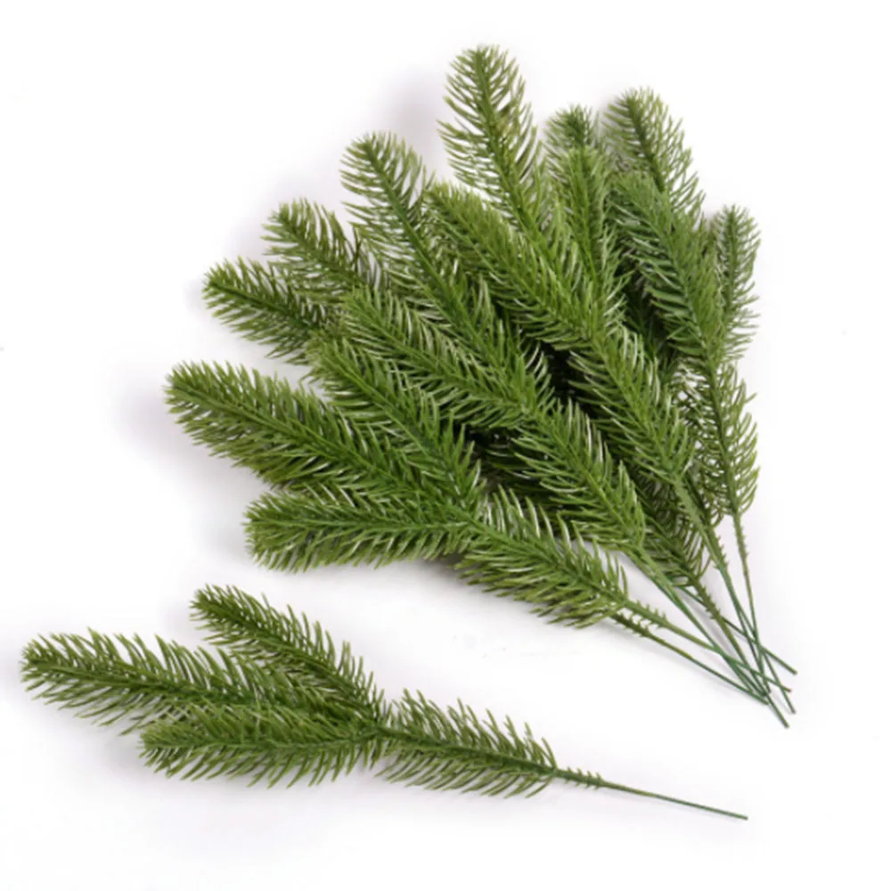 Искусственная Зеленая сосна 10 шт. игла для свадьбы - Цена: 411.65