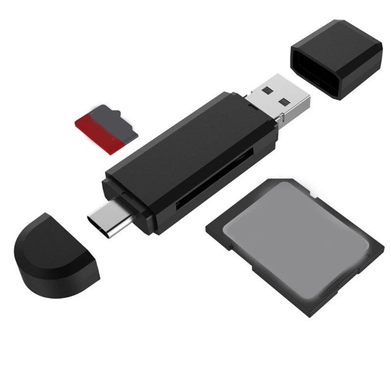 

Micro OTG Кардридер высокоскоростной USB 2,0 универсальный Type-C к Micro SD OTG кардридер для компьютерных разъемов