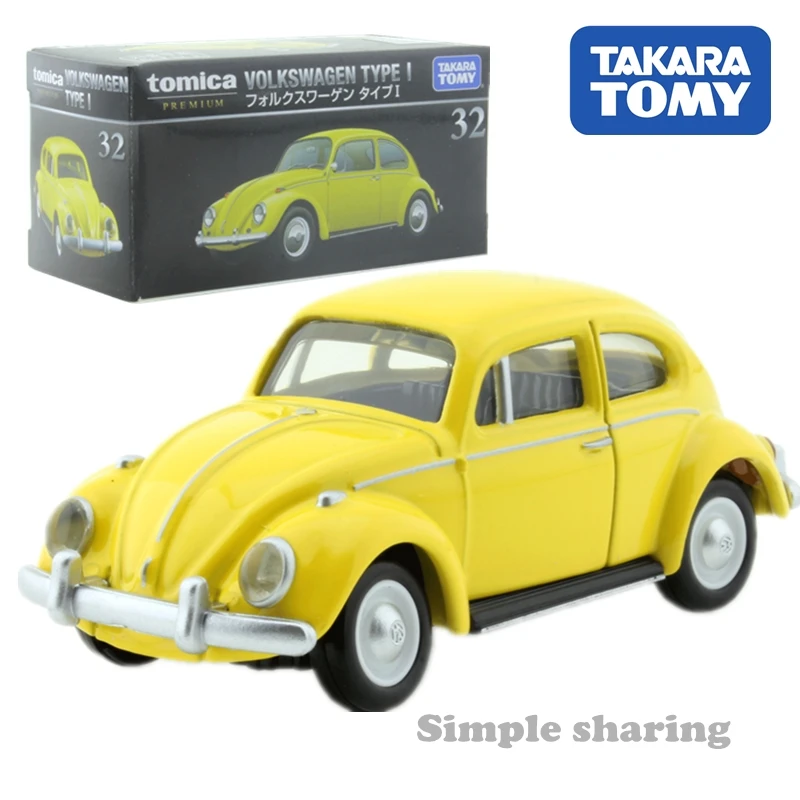 Набор моделей Takara Tomy Tomica Premium No. 32 Volkswagen тип 1 коллекционные предметы литые