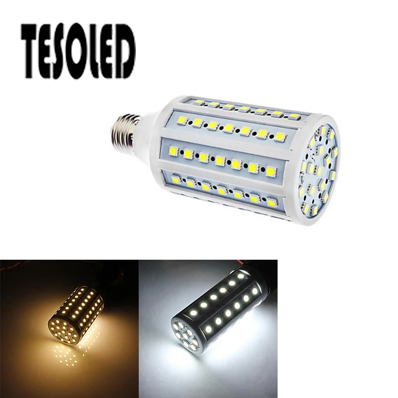 Светодиодный кукурузы лампочка AC220 224V E14/E27 интерфейс 44/60/80 SMD 5050 светодиодный