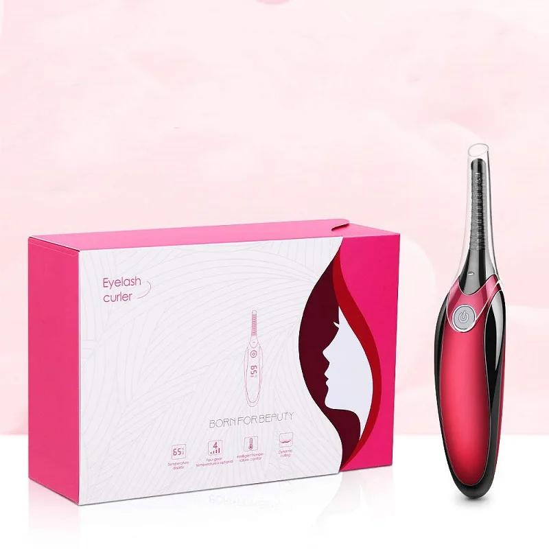 Eyelash Curler YBLNTEK Электрический Подогрев бигуди для ресниц USB перезаряжаемые бигуди для ресниц с 4 температурными передачами цифровой дисплей длительный срок - Цвет: Eyelash Curler