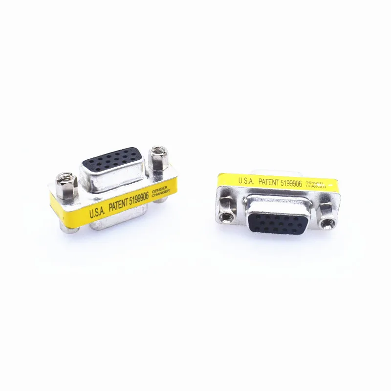 Разъемы D Sub HD15 DB15 Папа папа разъем VGA Мама переходник преобразователь