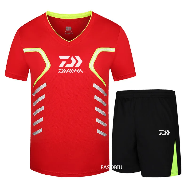 

DAIWA Fishing Clothes Suit Summer Outdoor Men's Sports Quick-drying New Fishing Shirt Pants Breathable Stretch Fishing Clothes
