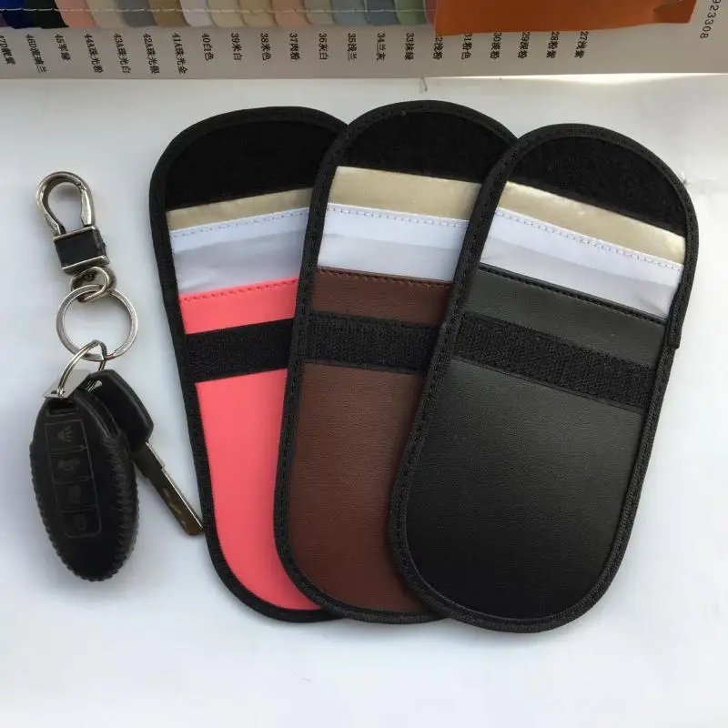 1 шт. RFID сигнала Экранирование сумка Автомобильный ключ чехол для хранения 4 цвета