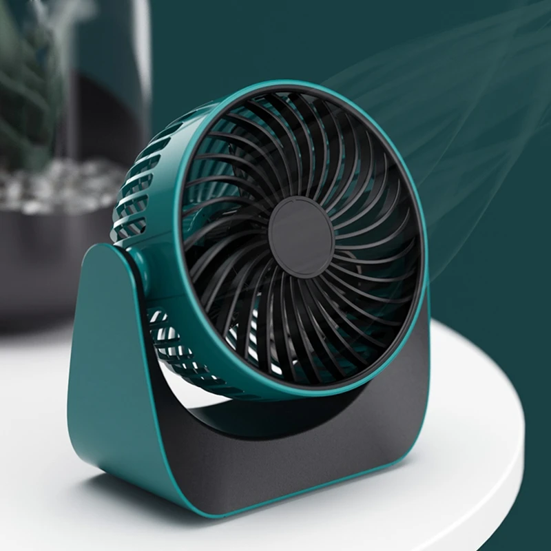 Портативный Настольный USB мини вентилятор с регулируемой циркуляцией воздуха на