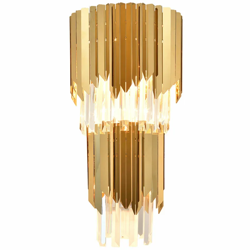 

YSN Luxury Living Room Lustre Shiny Gold Steel E14 Led Pendant Light Indoor Lighting Luminaria Led Pendant Lamparas Fixtures