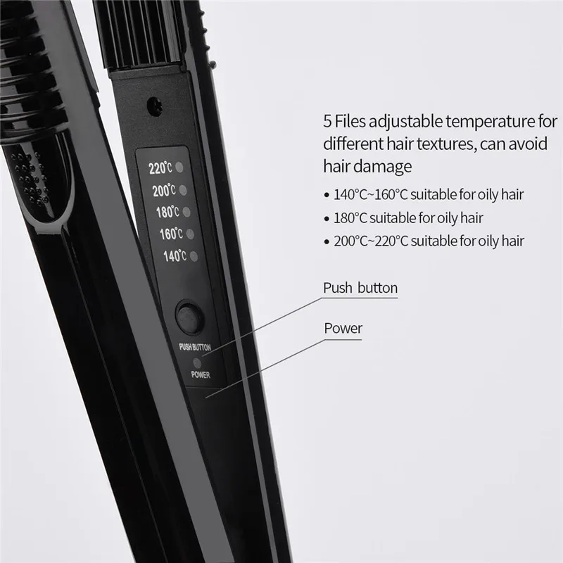 Профессиональные щипцы 220 В Керамические Гофрированные для завивки волос