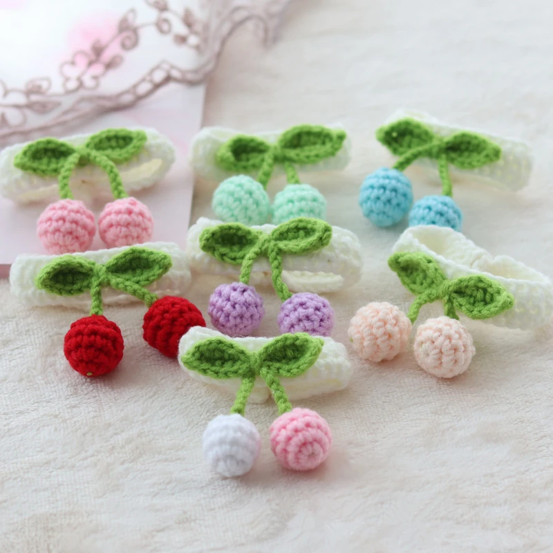 Милый шерстяной ошейник для кошек белый вязаный крючком ожерелье собак с шарфом