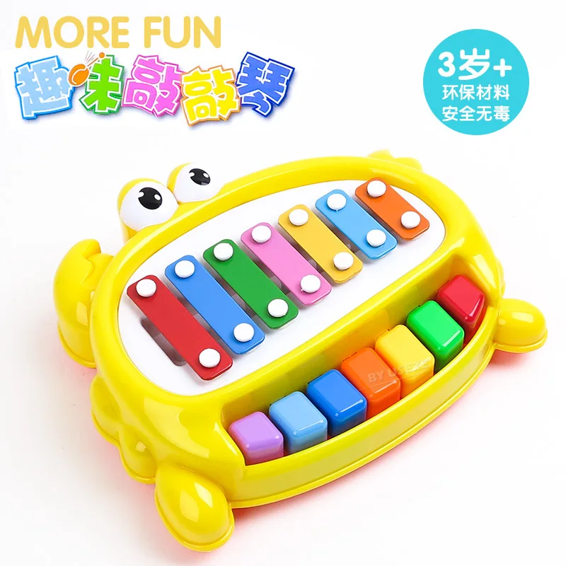 Детские Музыкальные инструменты из пластика музыкальные цветные игрушки песни