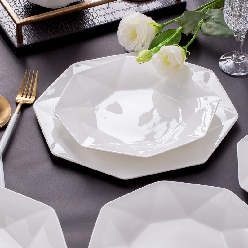 Керамическая посуда Jingdezhen с 60 головками китайская чаши для риса и супа миска