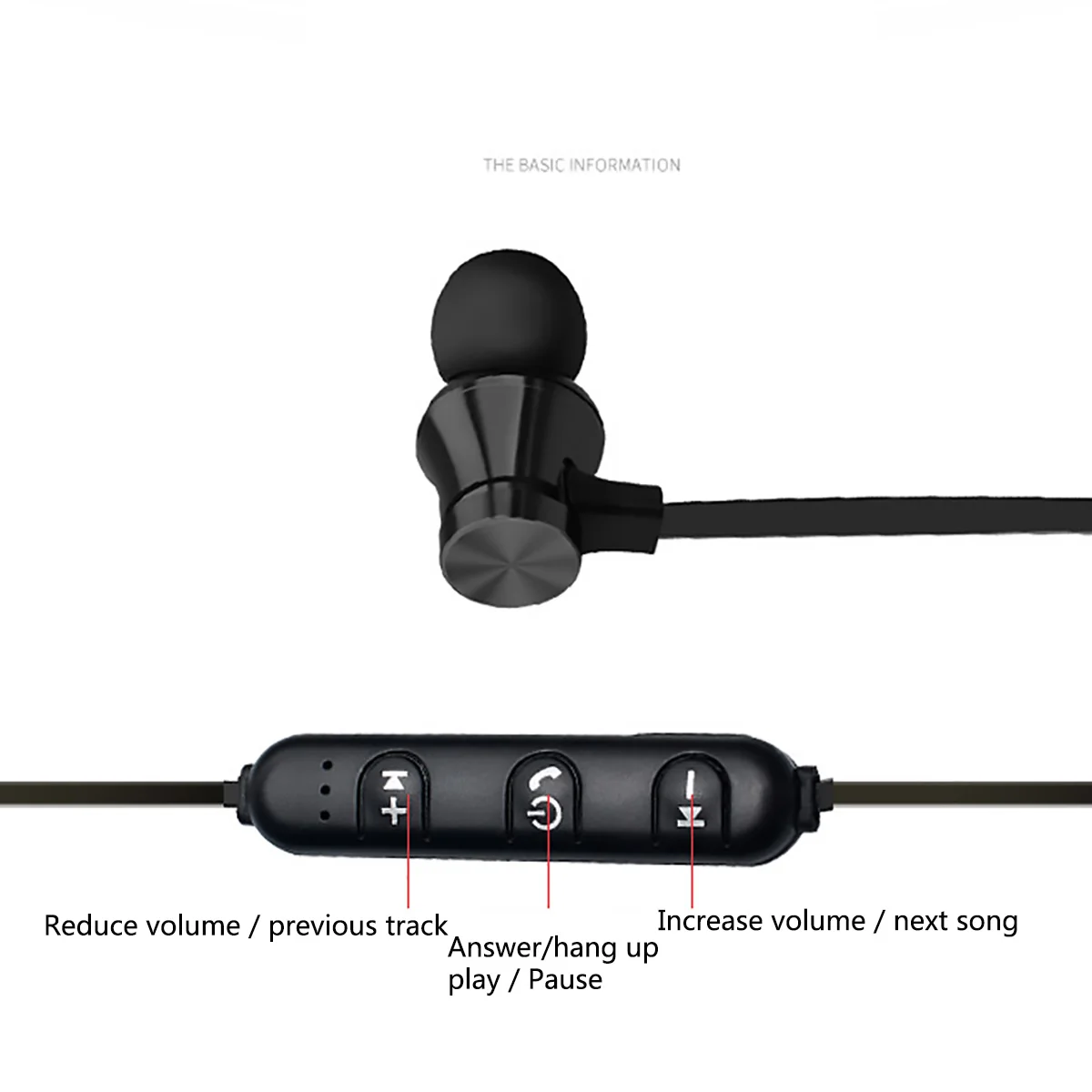 Магнитные беспроводные Bluetooth наушники XT11 Музыкальная гарнитура для телефона шейные спортивные наушники с микрофоном для IPhone samsung