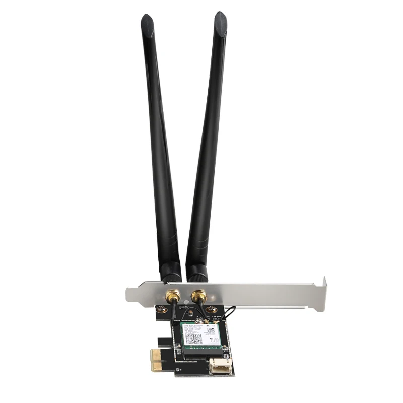 Адаптер DIEWU PCIE WiFi6 беспроводная сетевая карта Bluetooth 3000 м с процессором INTEL AX200 |