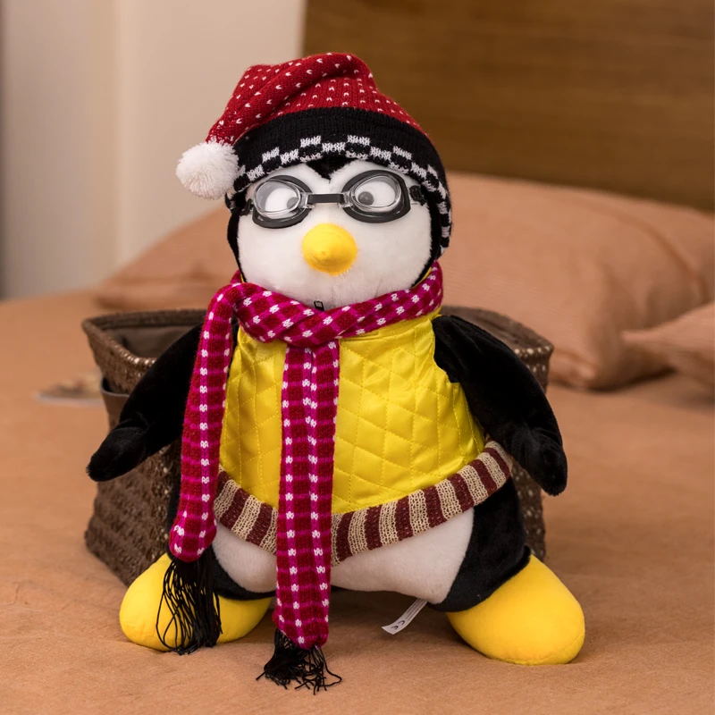 27/45 см друзей Hugsy пингвин плюшевые игрушки вокруг друзья куклы милые Рейчел