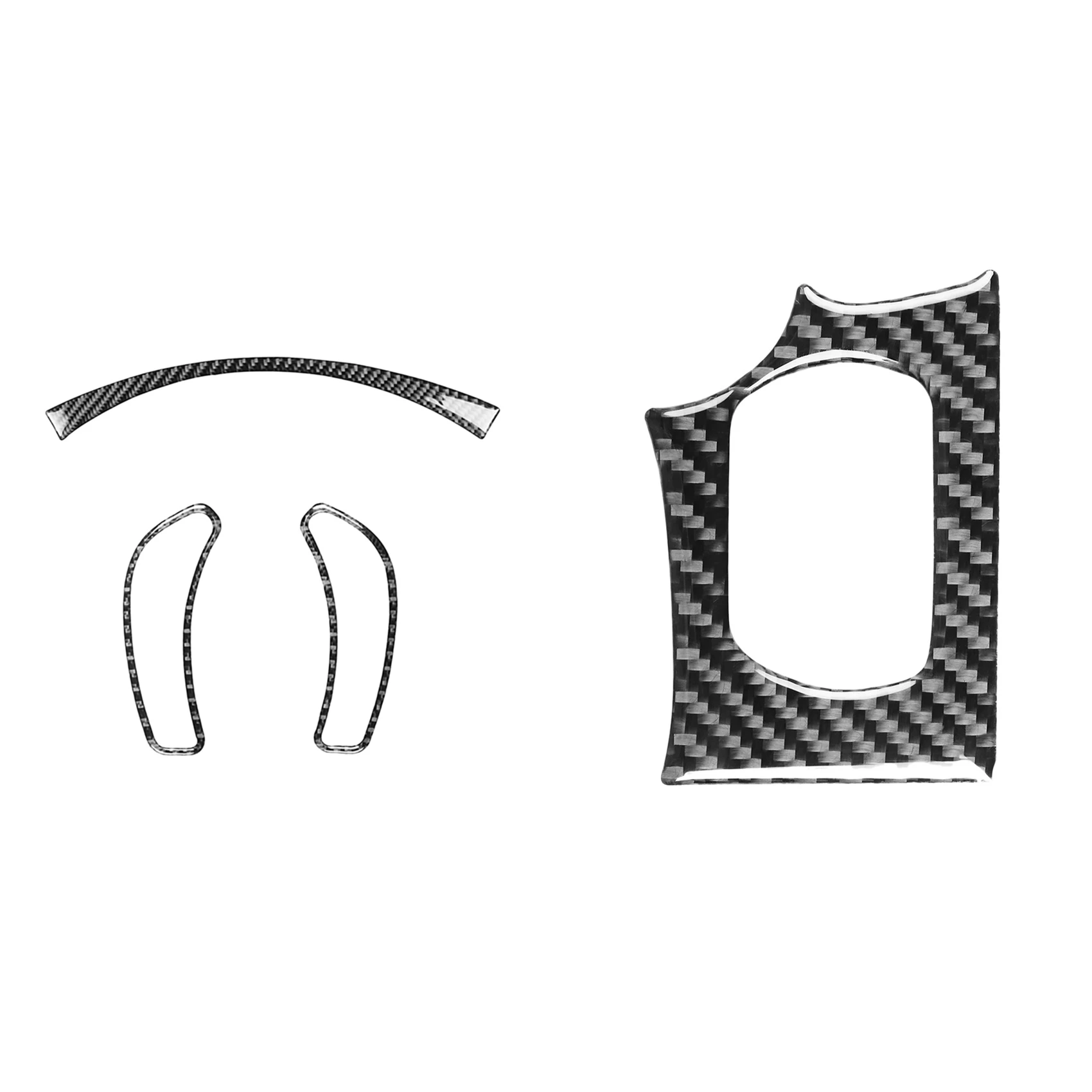 

2 Set Car Accessories: 1 Set Center Control Air Vent Side Outlet Frame & 1 Set Ignition Button Start Power Switch Cover