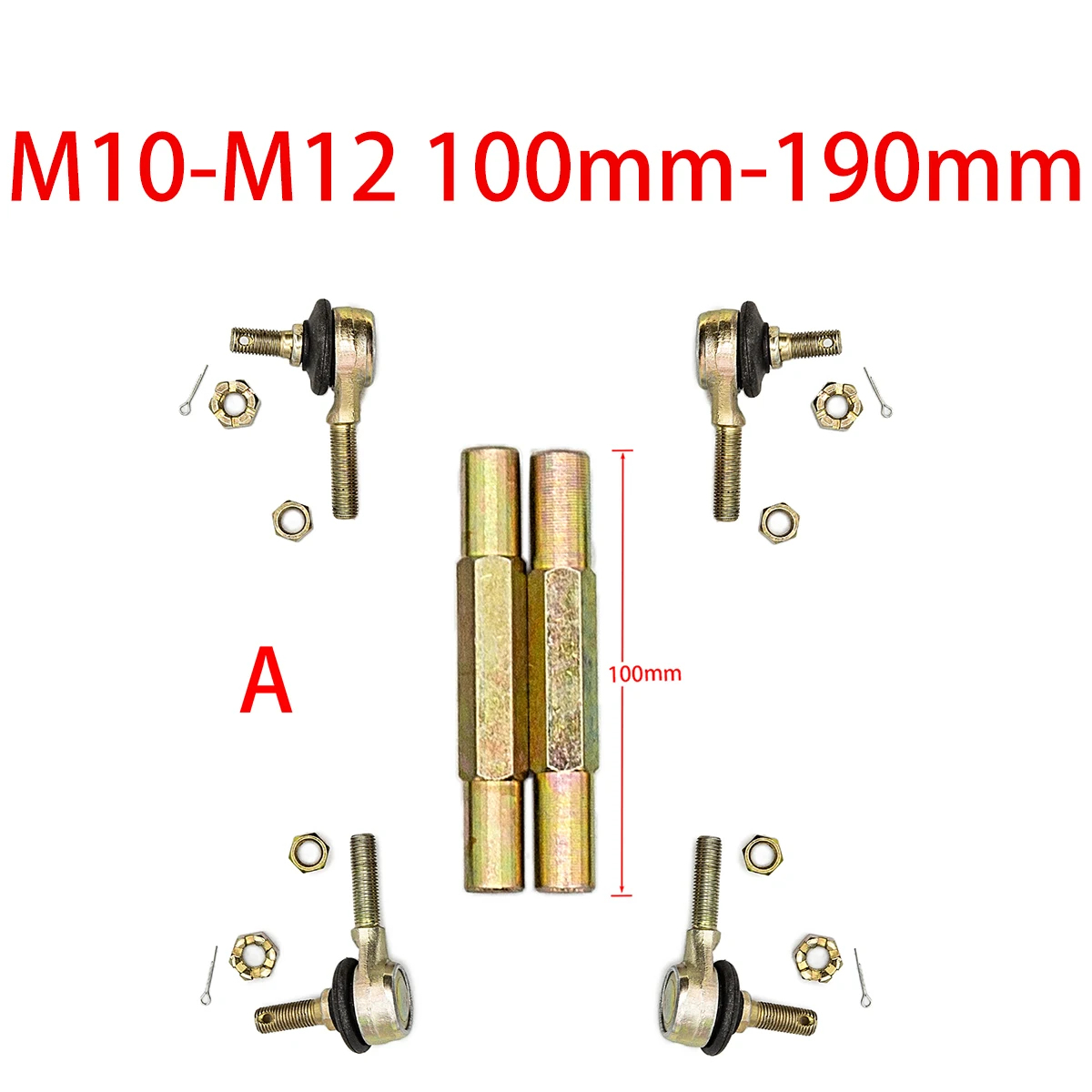 Картридж с резьбой для рулевого вала 100-190 мм стандартный 4-колесный шаровой