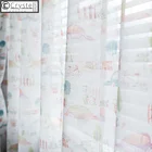 Современные шторы для гостиной, столовой, спальни, простые европейские занавески из искусственного льна, модные тюлевые занавески для детской спальни