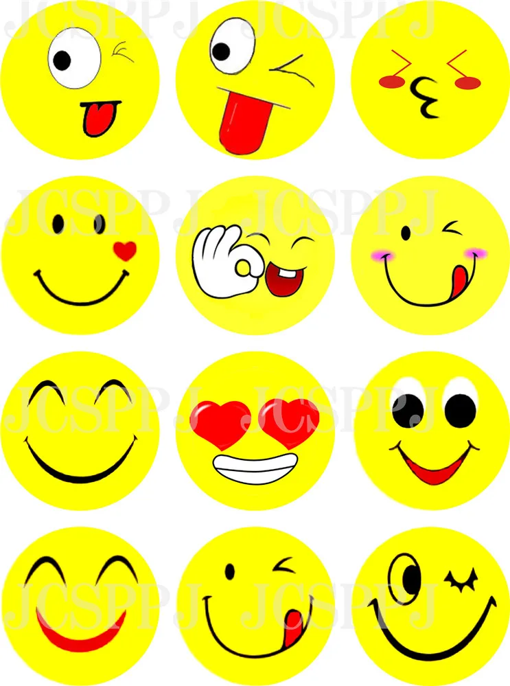 Водонепроницаемые стеклянные наклейки с рисунком смайлика украшения для обуви и