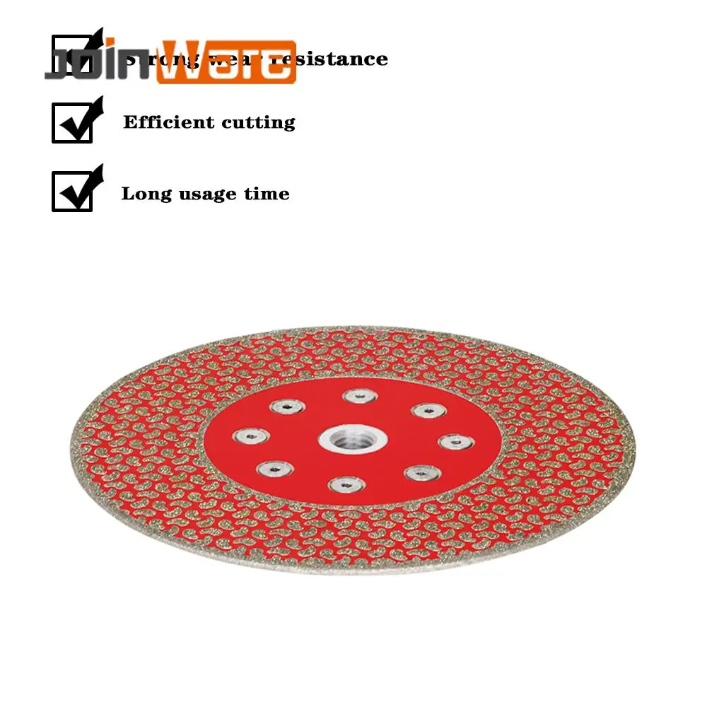 

100mm Electroplated Flange Diamond Cutting Disc For Granite, Marble And Artificial Stone