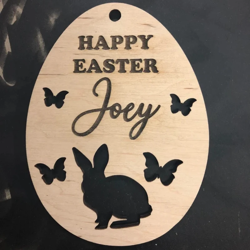 

Personalised Hanging Easter Decorations - Custom Decorations - egg Decoration Easter Place Settings Easter Gifts Eggs
