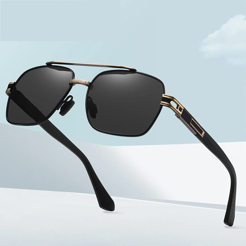 

Солнцезащитные очки с квадратной оправой для мужчин и женщин UV-400, Классические поляризационные, в стиле ретро, для вождения