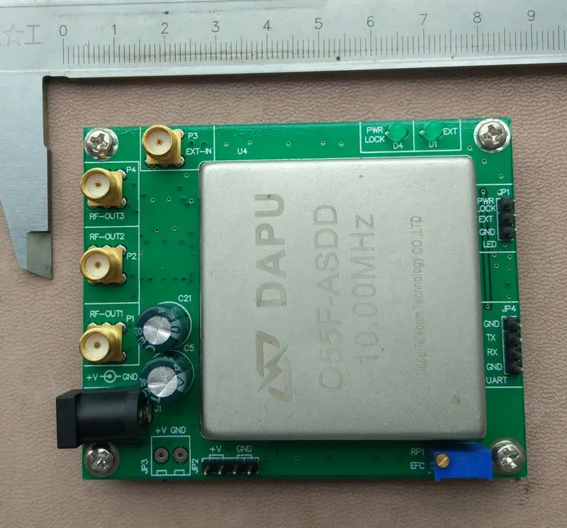 

10M Adjustable Frequency OCXO Board, 10 K-180 M Adjustable.
