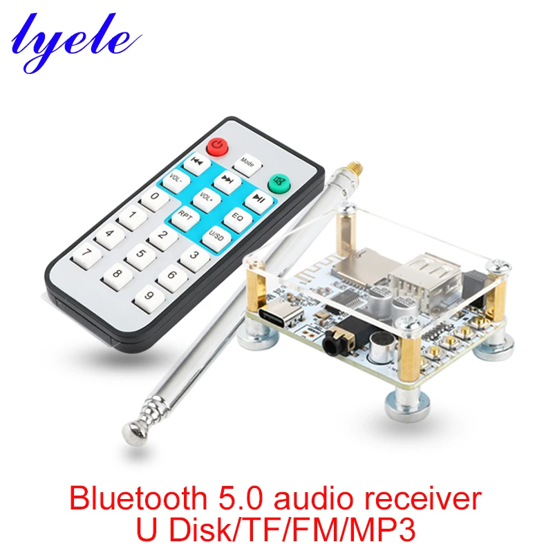 

Плата аудиоресивера с поддержкой Bluetooth 5,0, FM, MP3, 5 В