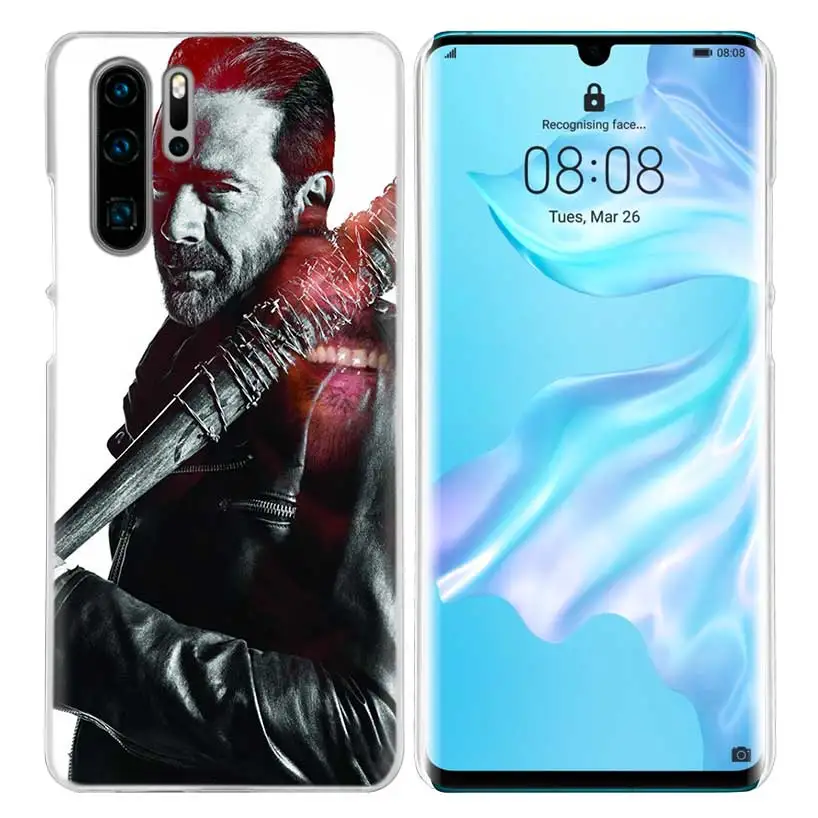 08 Чехол Negan Walking Dead для huawei P20 P Smart Z Plus Nova 5 5i P30 P10 P9 P8 mate 10 20 lite Pro жесткий чехол для телефона из поликарбоната - Цвет: 08