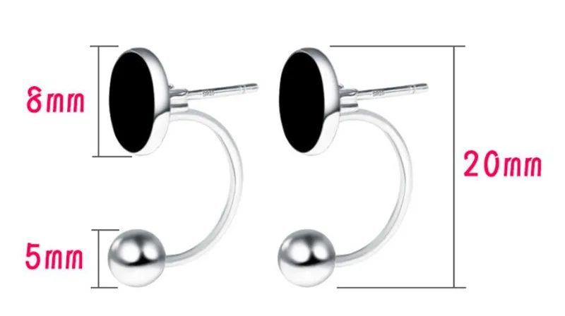 Everoyal модные серьги из стерлингового серебра 925 пробы для женщин и мужчин