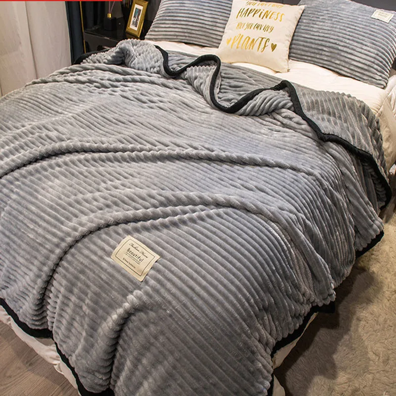 Утяжеленное одеяло в европейском стиле мягкое фланелевое зеленого цвета