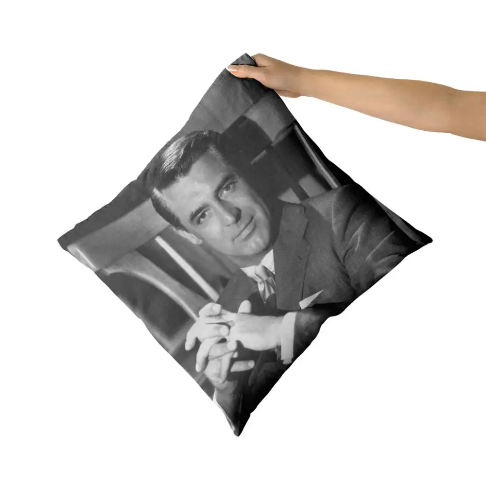 Cary Грант хлопчатобумажные холщовые наволочки на заказ для диванных подушек