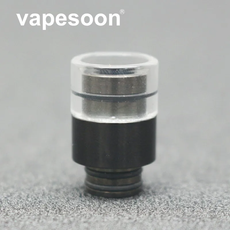 

High Quality Stainless Steel Glass 510 Drip Tip Vape Mouthpiece for 510 Thread Atomizer RTA RDTA Fit TFV8 Baby Tank iJust S etc