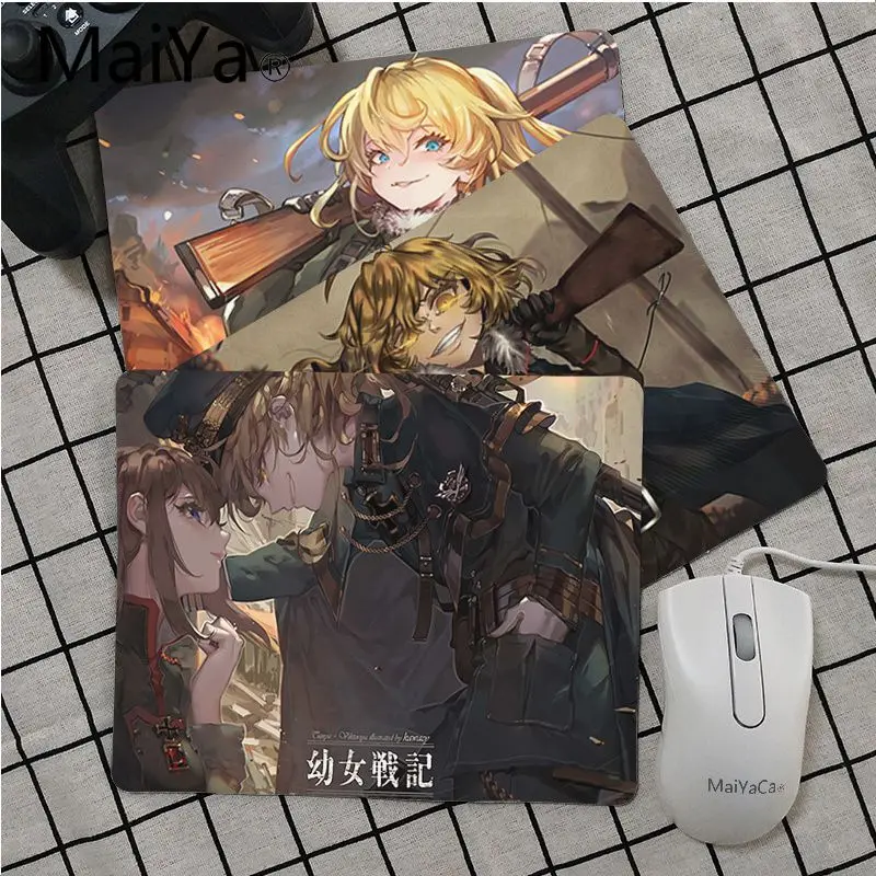 Maiya Высококачественная игровая мышь Tanya Degurechaff Youjo Senki для ноутбука коврик мыши