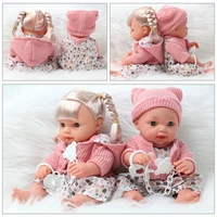 0 7 years old 12inch vinyl 12 sound reborn baby fully enamelled suit child doll children birthday gift baby early education