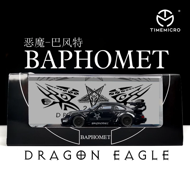 Модель автомобиля TimeMicro 1:64 RWB 964 Baphomet Dragon Eagle | Игрушки и хобби
