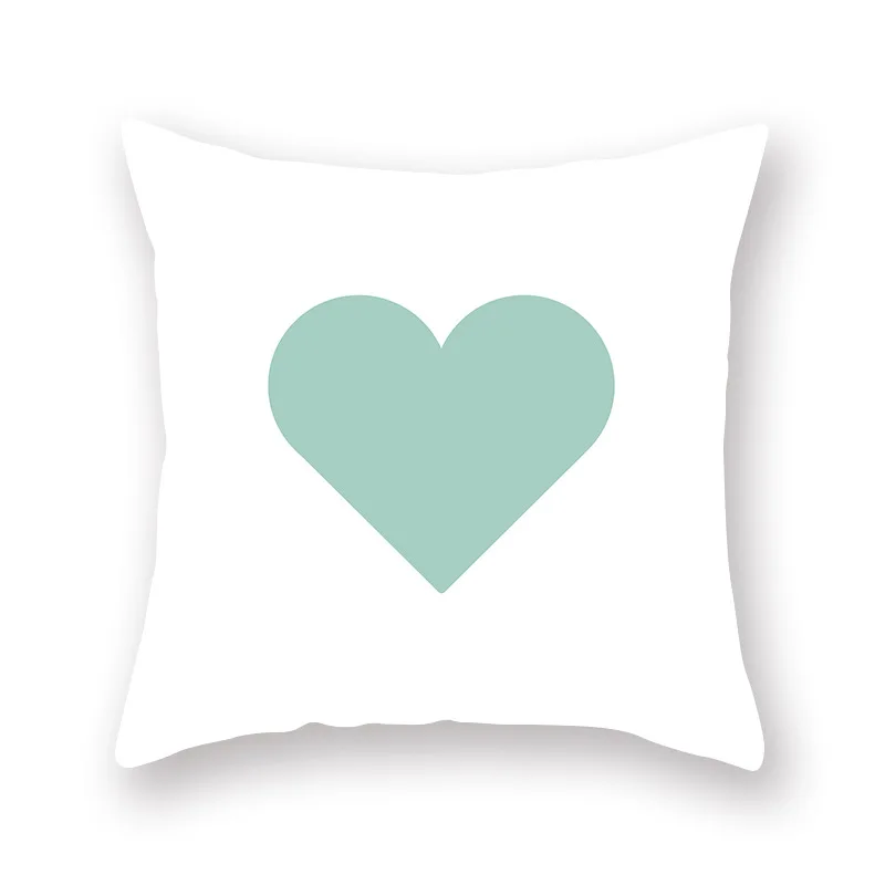 Мятно зеленого цвета завод чехол для подушки в Офис Подушка на диван кровать