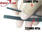 Провод Koper для проверки сигнала Ультра-мягкий, силиконовый провод 22AWG 2P 4P, многожильный кабель 0,3 мм2, параллельная линия высокой температуры, 5 м 10 м