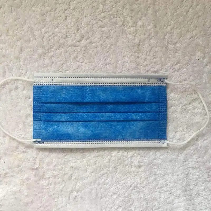 

10/50/100pcs Disposable Face Mask 3 Layers Filter Earloop Meltblown Cloth Breathable Gauze Mask Dark Blue Adult Face Mouth Masks