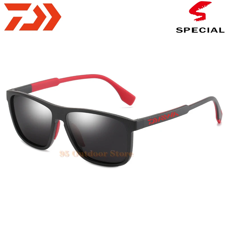 Daiwa Designer New Fashion Polarized Sunglasses Men Square Frame Male Sun Glasses Fishing Driving UV400 |