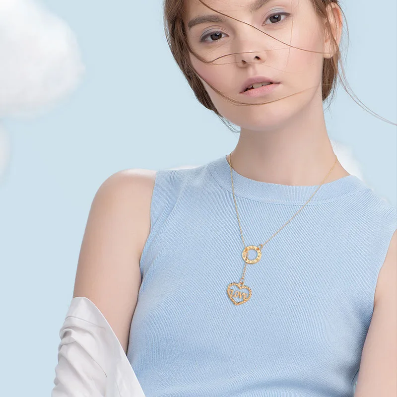 Ожерелье с подвеской проектором Я тебя люблю на 100 языках|Ожерелья подвеской| |