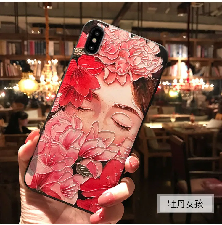Китайская Пекинская опера маска для лица Apple iPhone X чехол телефона гибкий ТПУ