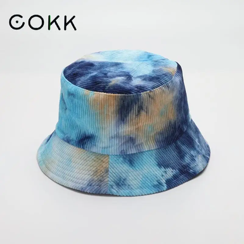 

COKK Bucket Hat Panama For Women Big Brim Fisherman Cap Female Spring Autumn Sunscreen Bob Women Hat Gorro Hip Hop Bone