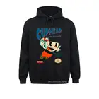 Толстовка Cuphead, толстовка Super Cuphead, мужской Большой пуловер с длинным рукавом, повседневная Веселая спортивная одежда с графическим принтом