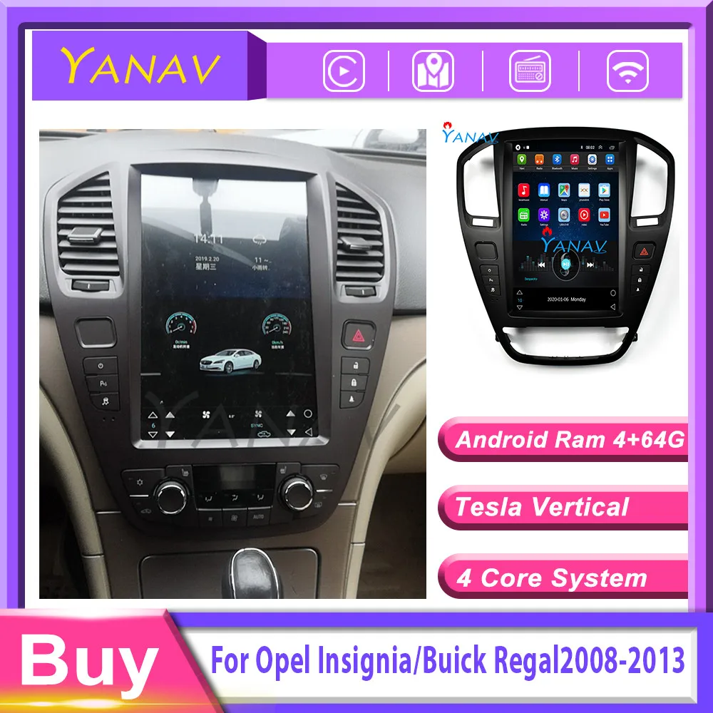 12 8 дюймов Автомобильный Радио Аудио приемник для opel insignia 2008 2013 головное