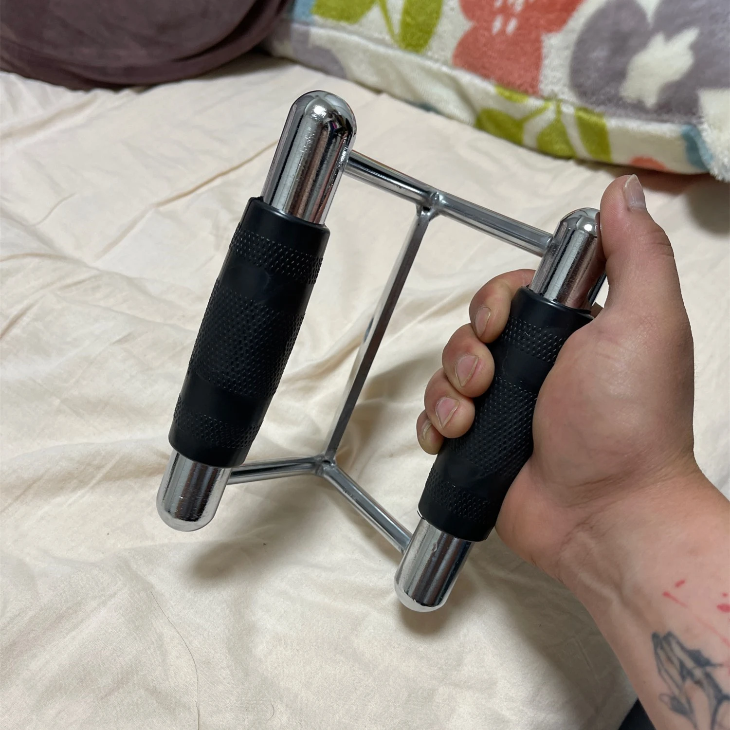 Трос для трицепса с D-образной ручкой аксессуар тренажерного зала фитнеса