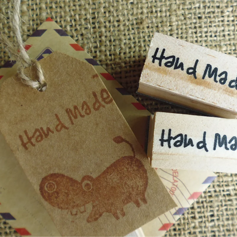 Комплект из 2 предметов маленькие в винтажном стиле Из натурального дерева