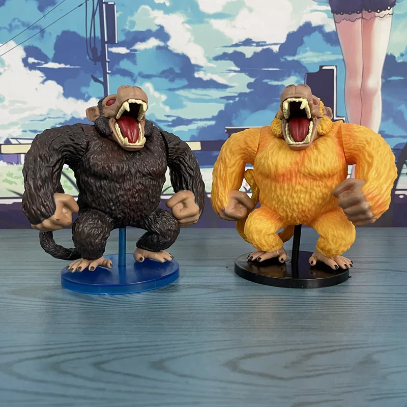 14cm Anime Dragon Ball Z DBZ GK Gorilla Orangutan Son Goku Great Ape Vegeta Statues PVC Action Figures Model Dolls Toys - купить по