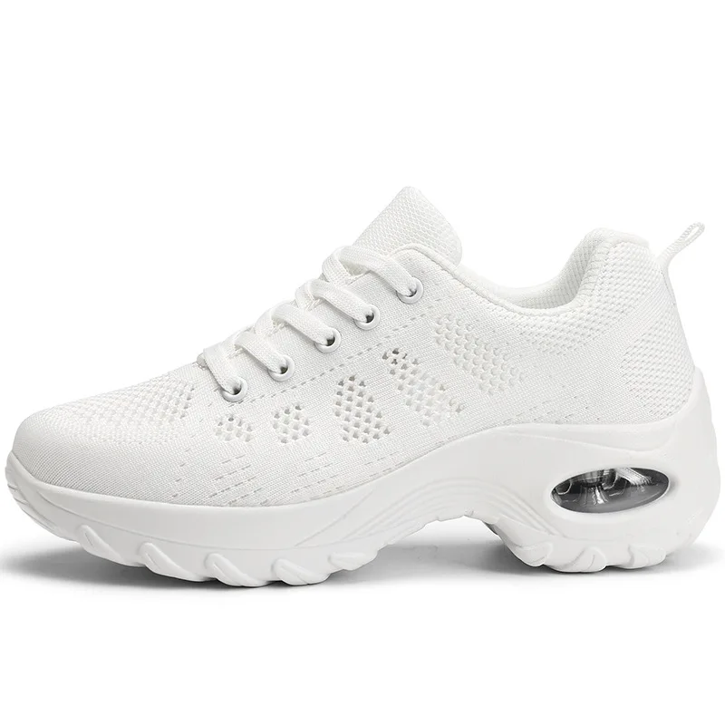 

Sneakers for Women Knitted Woman Breathable Sock Vulcanized Women's Lace Up Tennis Shoes Female Sport Shoes Ladies Flat Big Size